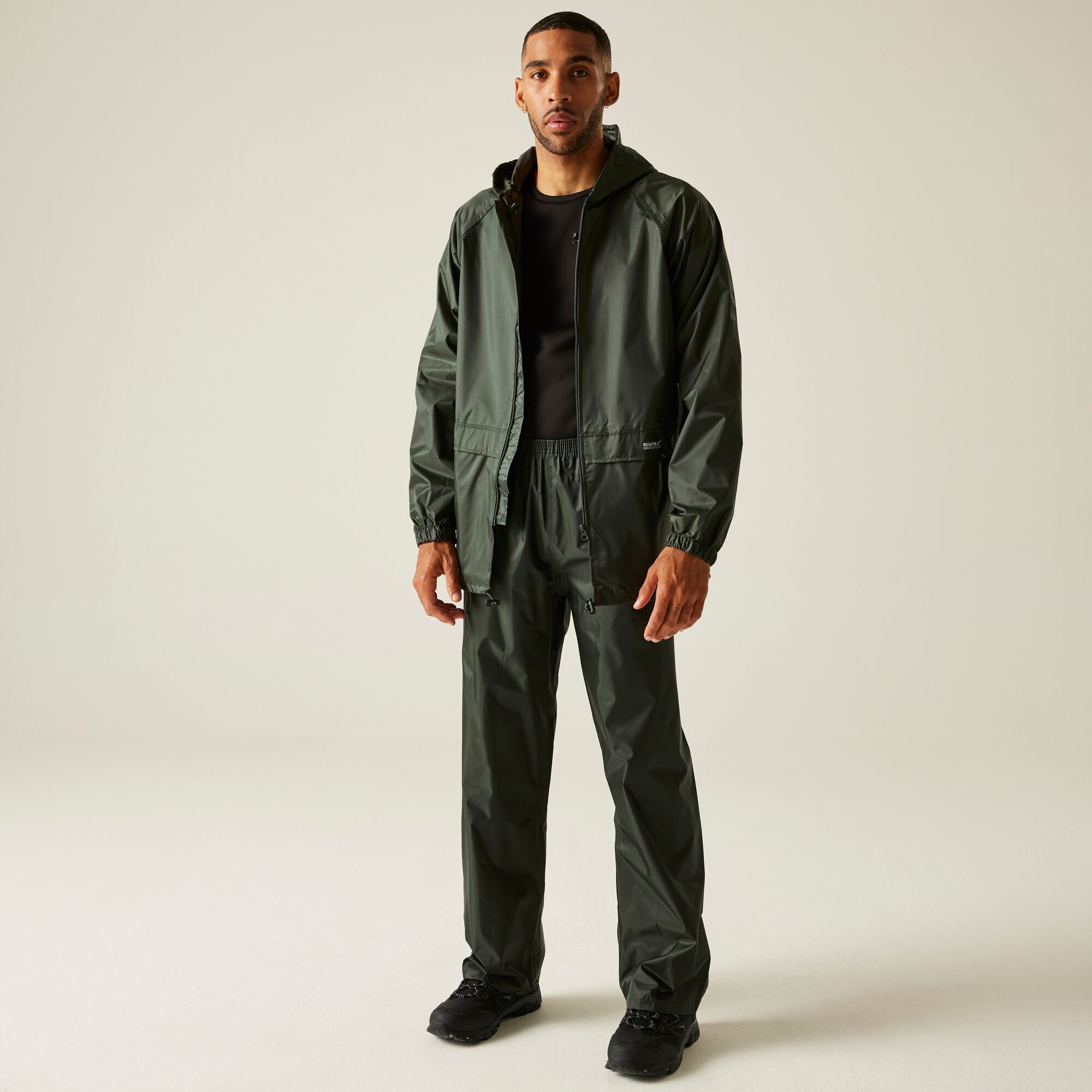 Ανδρικό Αδιάβροχο Regatta Stormbreak Σκούρο Πράσινο - Image 4