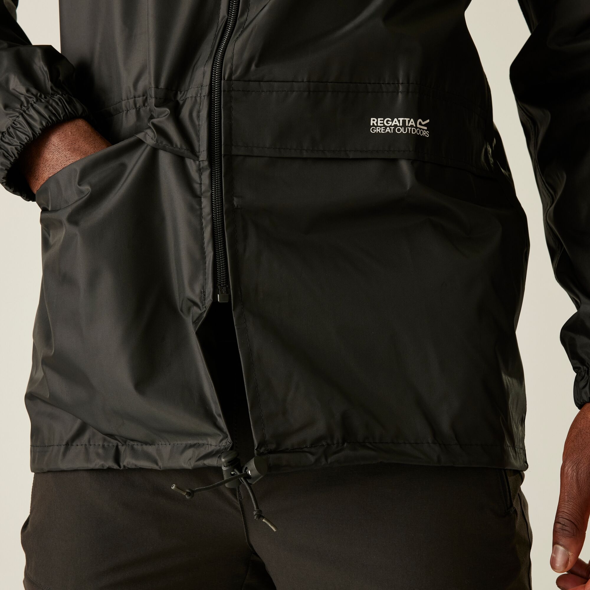 Ανδρικό Αδιάβροχο Regatta Stormbreak Μαύρο - Image 4