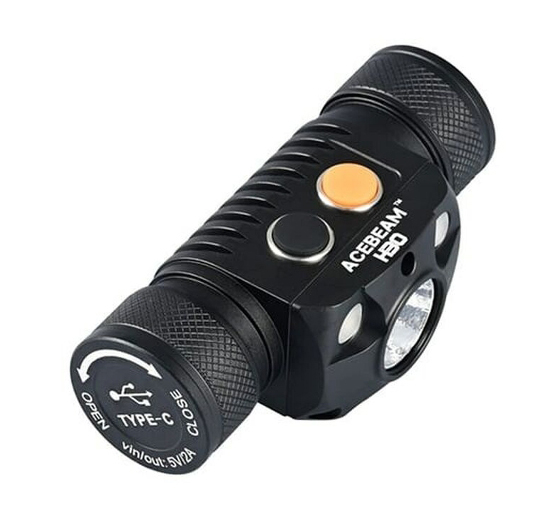 Φακός κεφαλής Acebeam H30 R+G 6500K +Battery