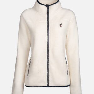 AULP Sarra Sherpa Fleece Jacket W, Γυναικεία Ζακέτα Fleece, SARRAGRCF44 /Greige