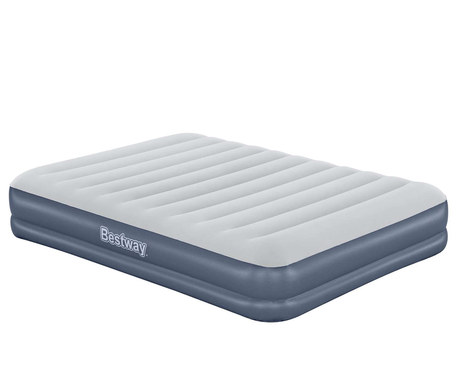 BESTWAY Airbed Queen Built-In DC Pump 2.03x1.52x36cm, Φουσκωτό Στρώμα Ύπνου Διπλό με Εσωτερική Τρόμπα, 6716T