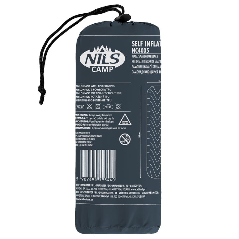 Φουσκωτό Στρώμα NILS CAMP NC4005 Σκούρο Γκρι