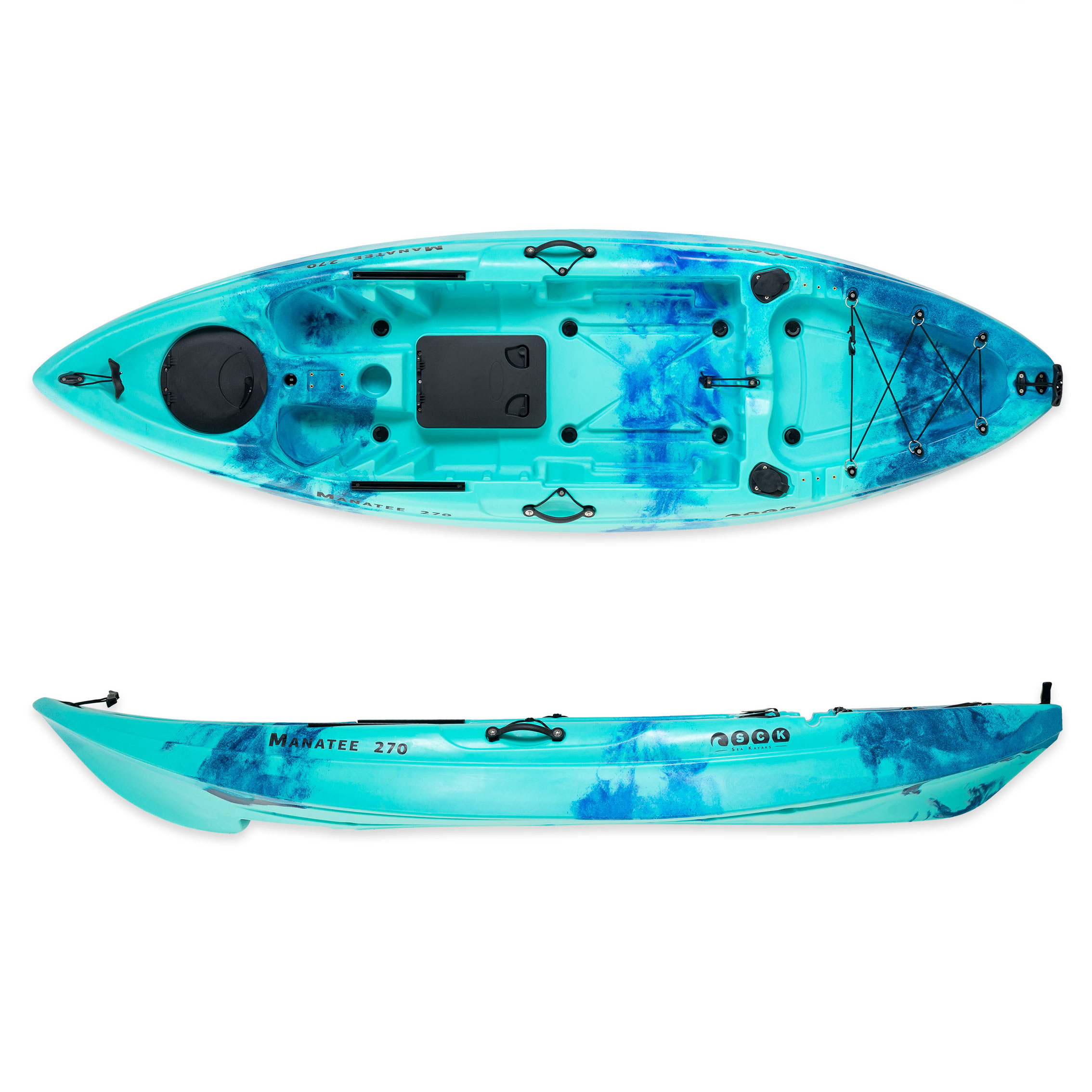 SCK Manatee 270 μονοθέσιο SOT καγιάκ | Μπλε-Τυρκουάζ