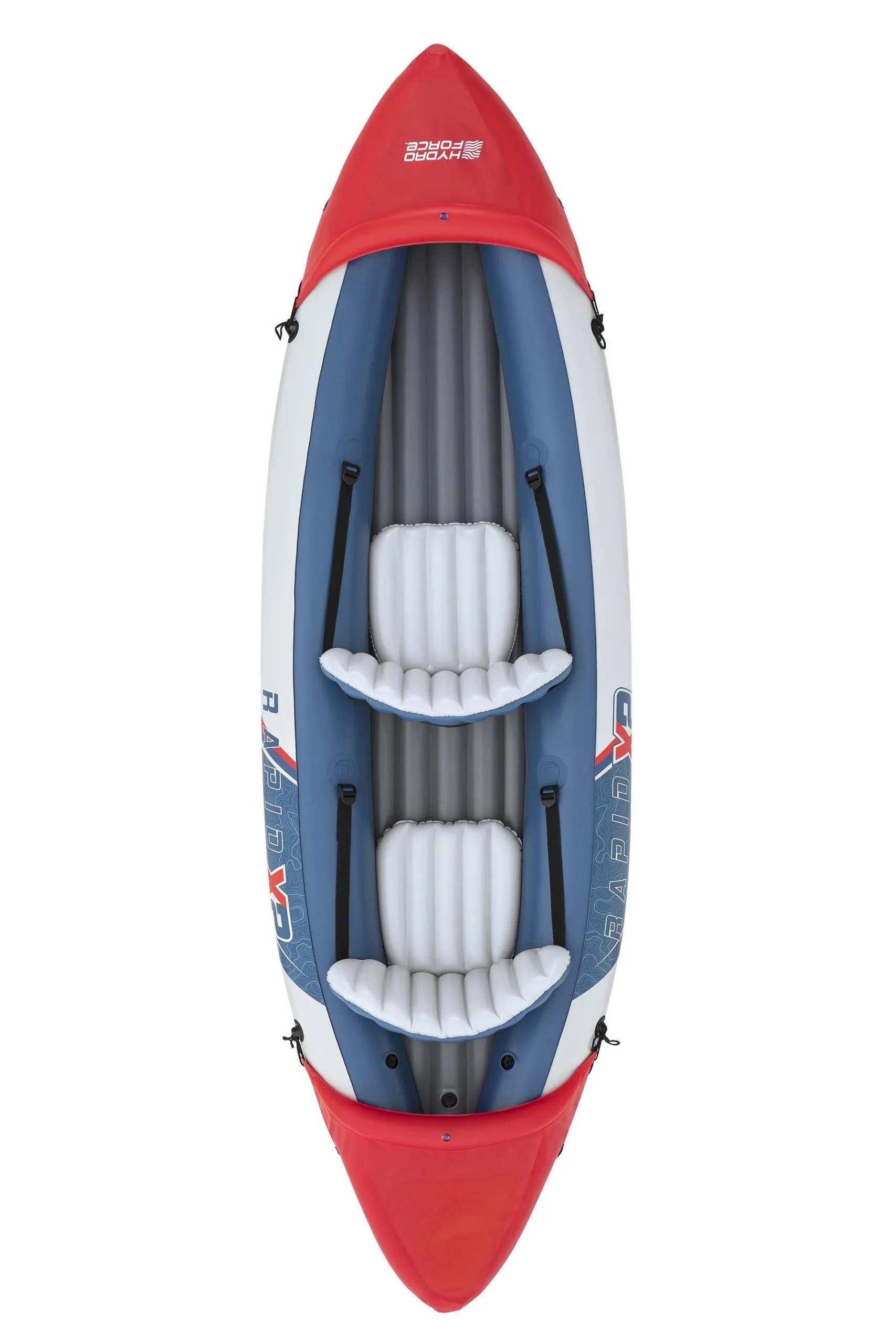 Hydro-Force Rapid X2 Set BESTWAY, Φουσκωτό καγιάκ δύο ατόμων, Μήκος: 3.21m, Αντοχή: 180kg, 2 πτερύγια, 65077