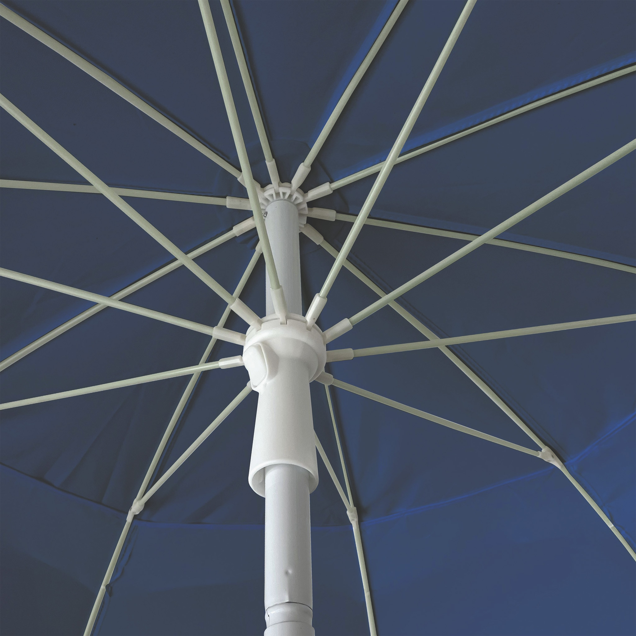 Ομπρέλα Παραλίας 2m 180gsm 8 Ακτίνες 5mm Μπλε