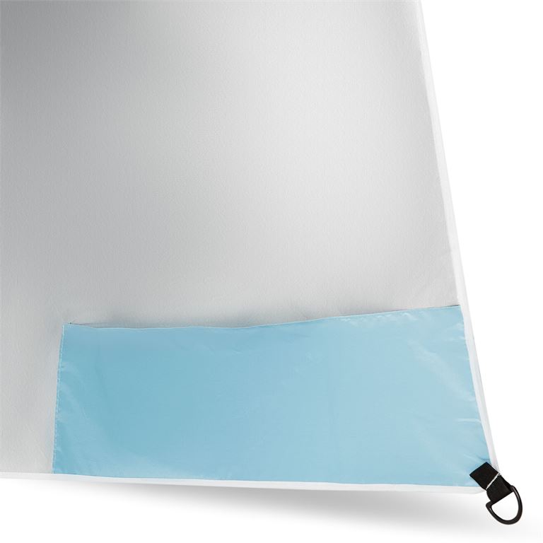 NC17114 Ομπρέλα Παραλίας/ Ανεμοφράκτης 2 ΣΕ 1 XXL 240 cm ΜΠΛΕ NILS