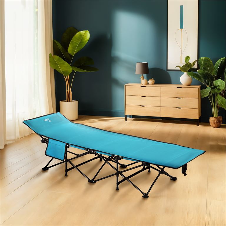 Κρεβάτι Εκστρατείας / Camping NILS CAMP NC2701 – Μπλε, 190 cm