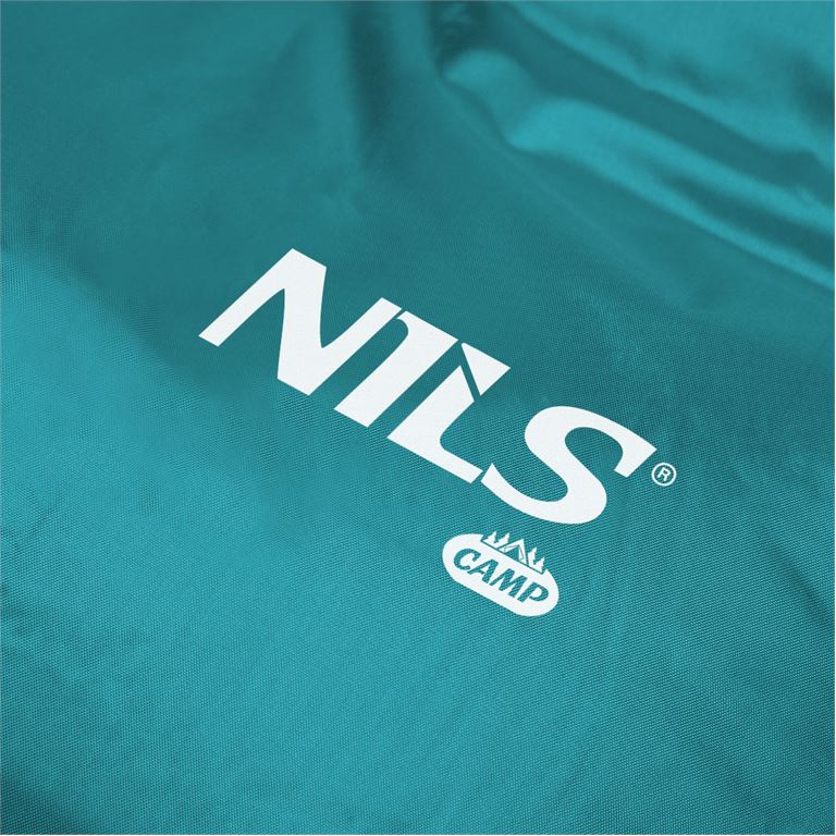 Αυτοφούσκωτο Στρώμα Camping NILS CAMP NC4018 με Ενσωματωμένο Μαξιλάρι – Θαλασσί