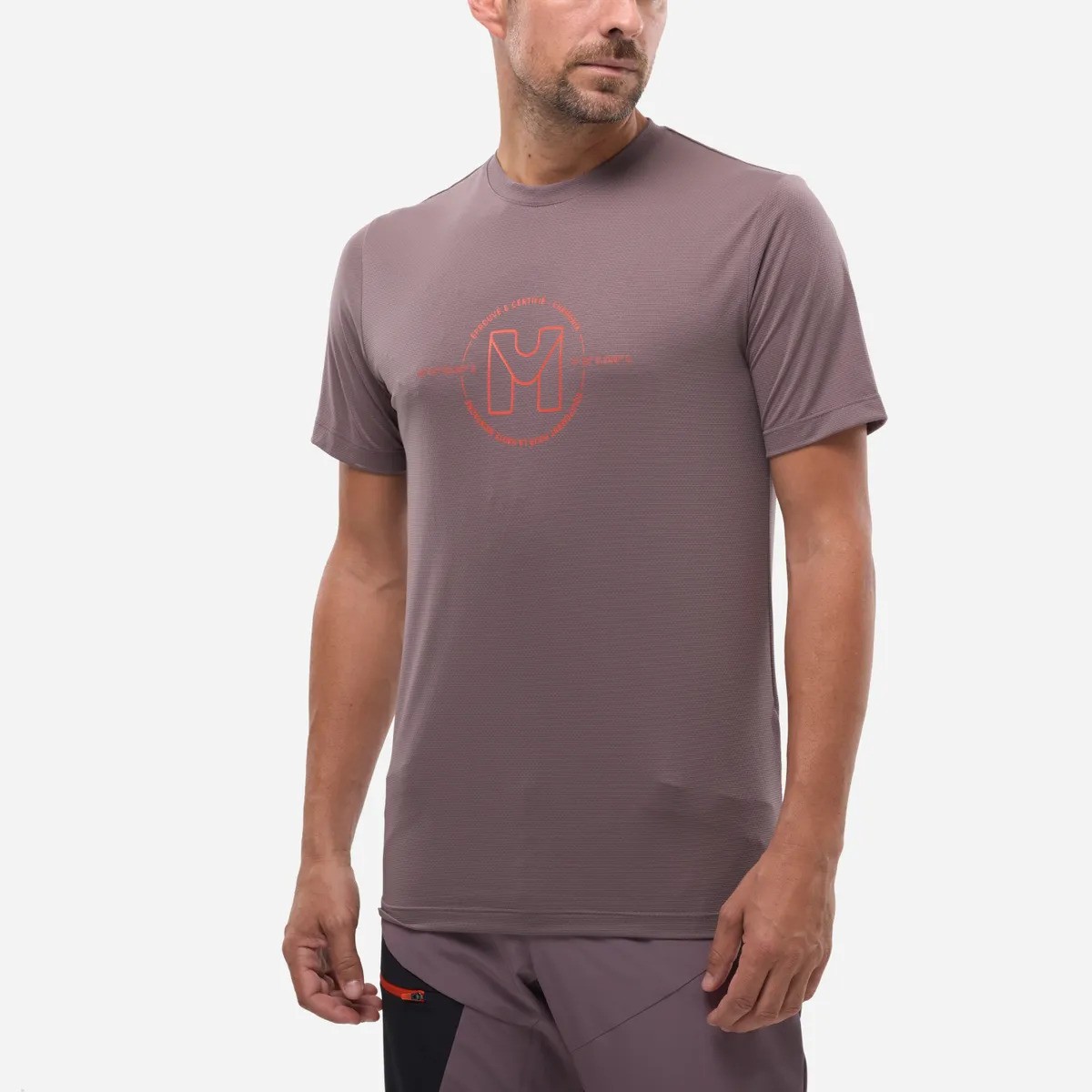 MILLET Ubic Light Men's T-Shirt, Ανδρικό Ορειβατικό T-Shirt, MIV10464-N0033 /Pepper