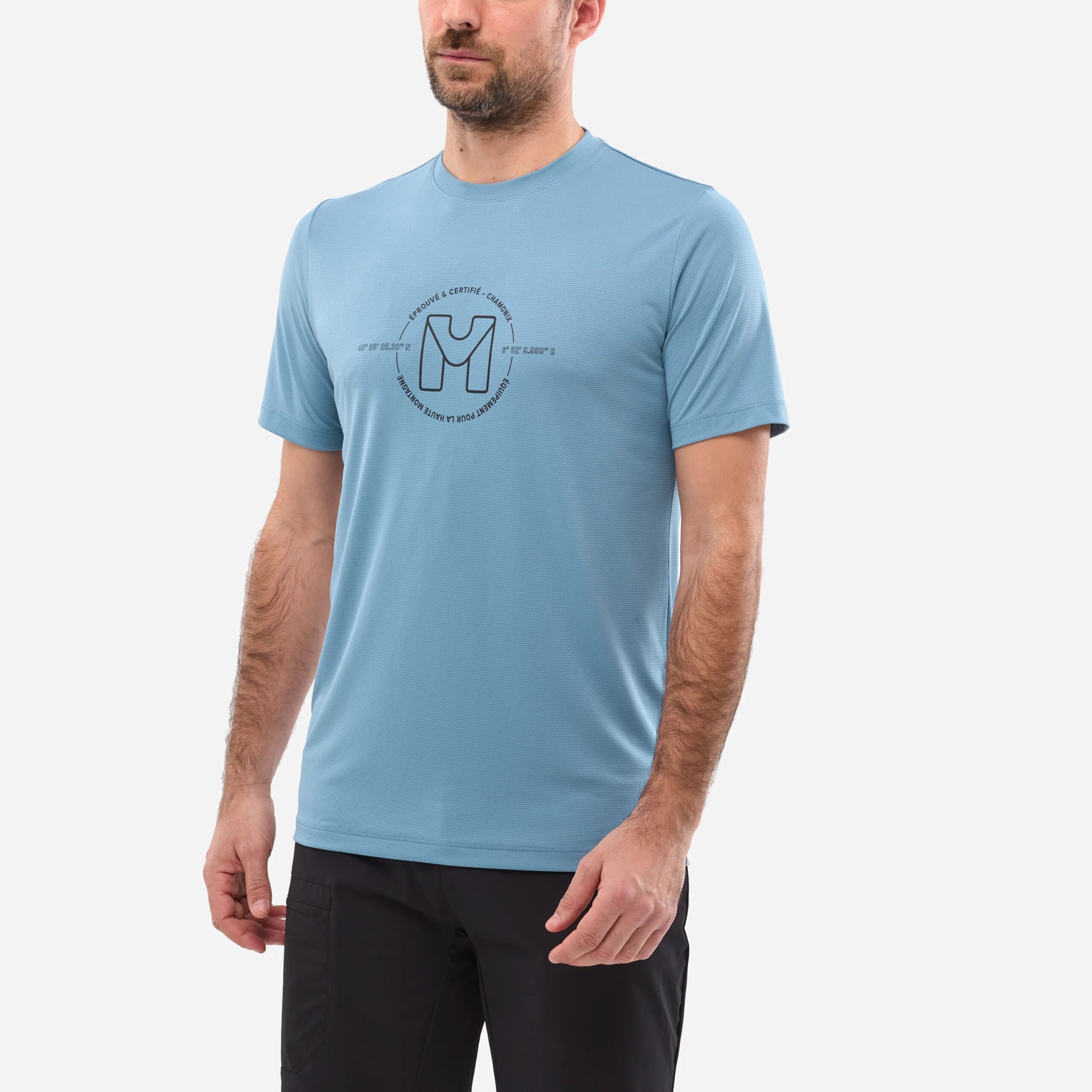 MILLET Ubic Light Men's T-Shirt, Ανδρικό Ορειβατικό T-Shirt, MIV10464-N3171 /Coronet Blue
