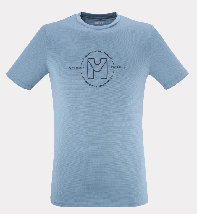 MILLET Ubic Light Men's T-Shirt, Ανδρικό Ορειβατικό T-Shirt, MIV10464-N3171 /Coronet Blue
