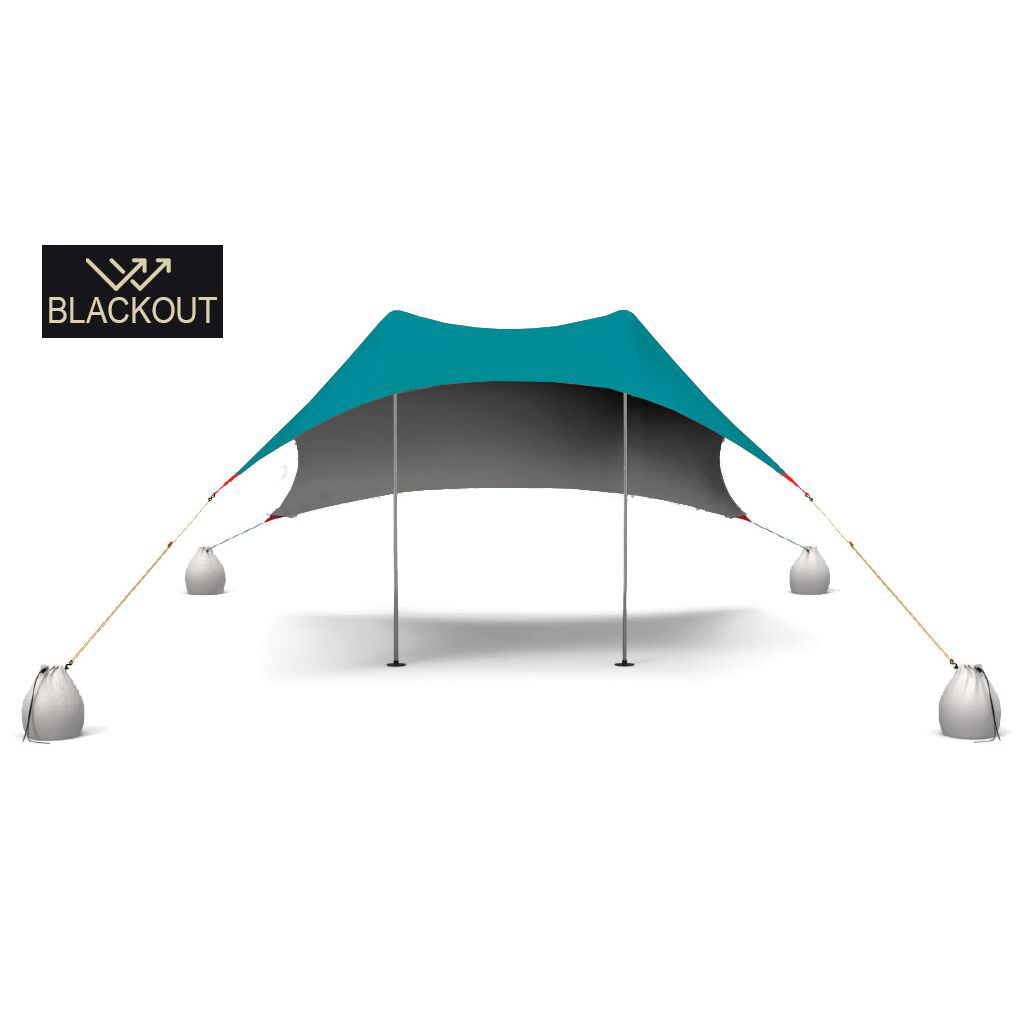 SALTY TRIBE Aeolians Blackout Beach Elastic Tent 200x200 cm, Τέντα Παραλίας με Προστασία UV, TRI-079 /Teal