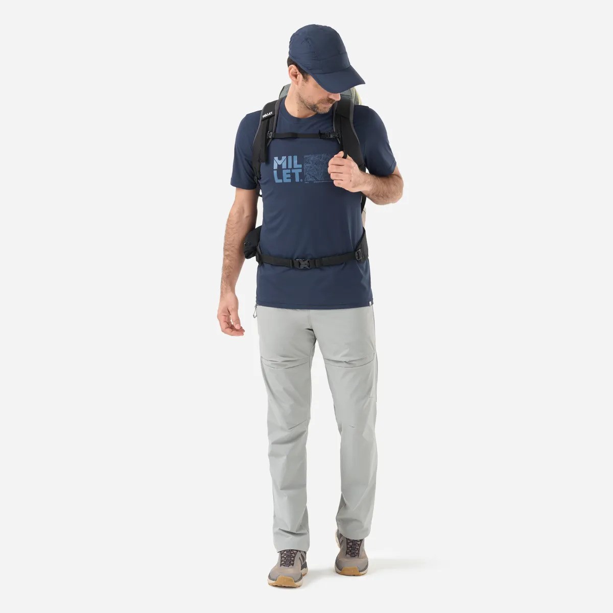 MILLET Seneca Men's T-Shirt, Ανδρικό Ορειβατικό T-Shirt, MIV10801-N7317 /Saphir