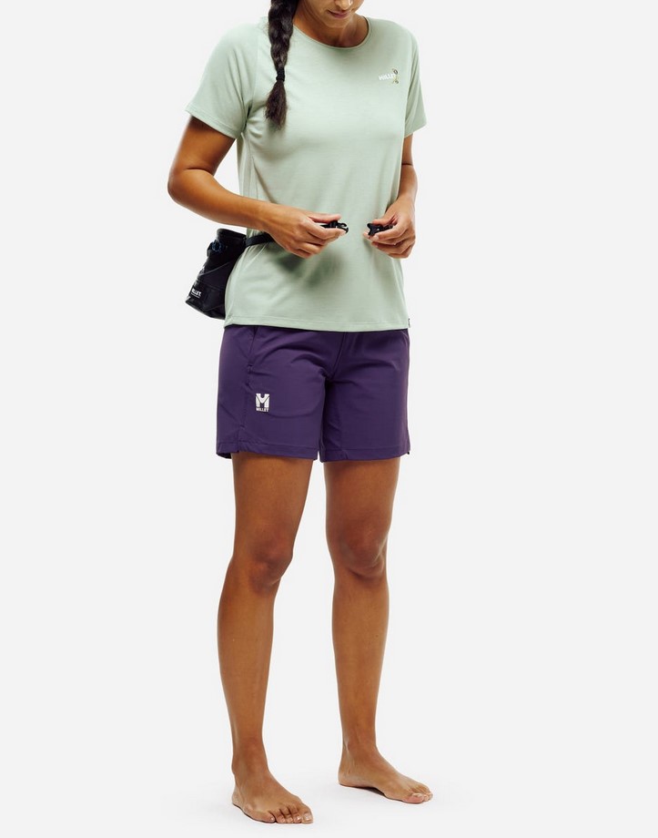 MILLET CIMAÏ Natural Women's T-Shirt, Γυναικείο Ορειβατικό T-Shirt, MIV10761-N4239 /Seaweed