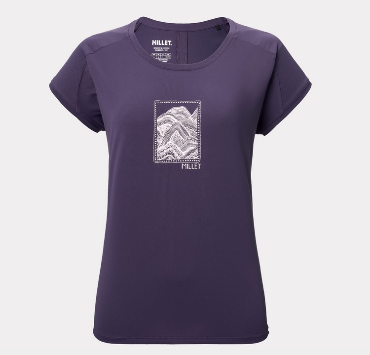 MILLET T-Shirt Seneca, Γυναικείο T-Shirt, MIV10802-N9332 /Purple