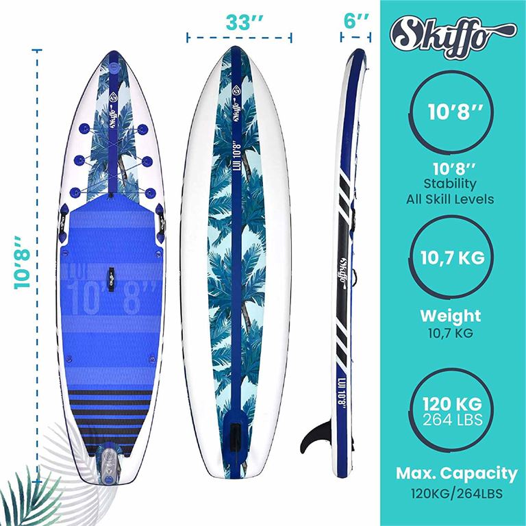 Φουσκωτή σανίδα SUP Skiffo LUI 10'8"