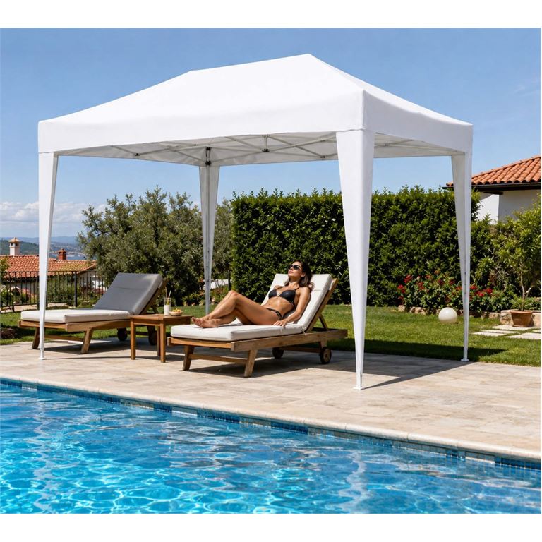 Κιόσκι Gazebo Πτυσσόμενο Easy Up Βαρέως Τύπου 3χ3m Polyester Oxford 600D UPF50+