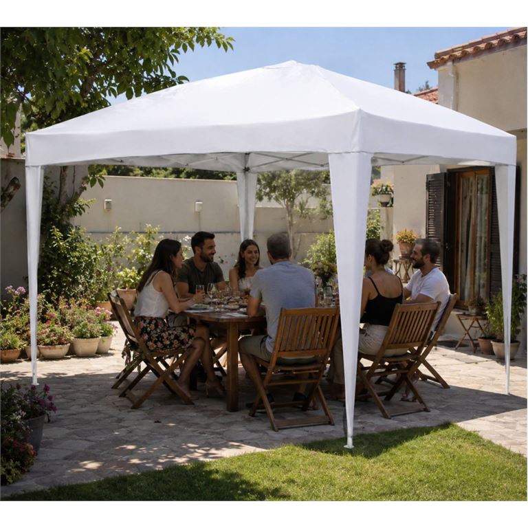 Κιόσκι Gazebo Πτυσσόμενο Easy Up Βαρέως Τύπου 3χ3m Polyester Oxford 600D UPF50+