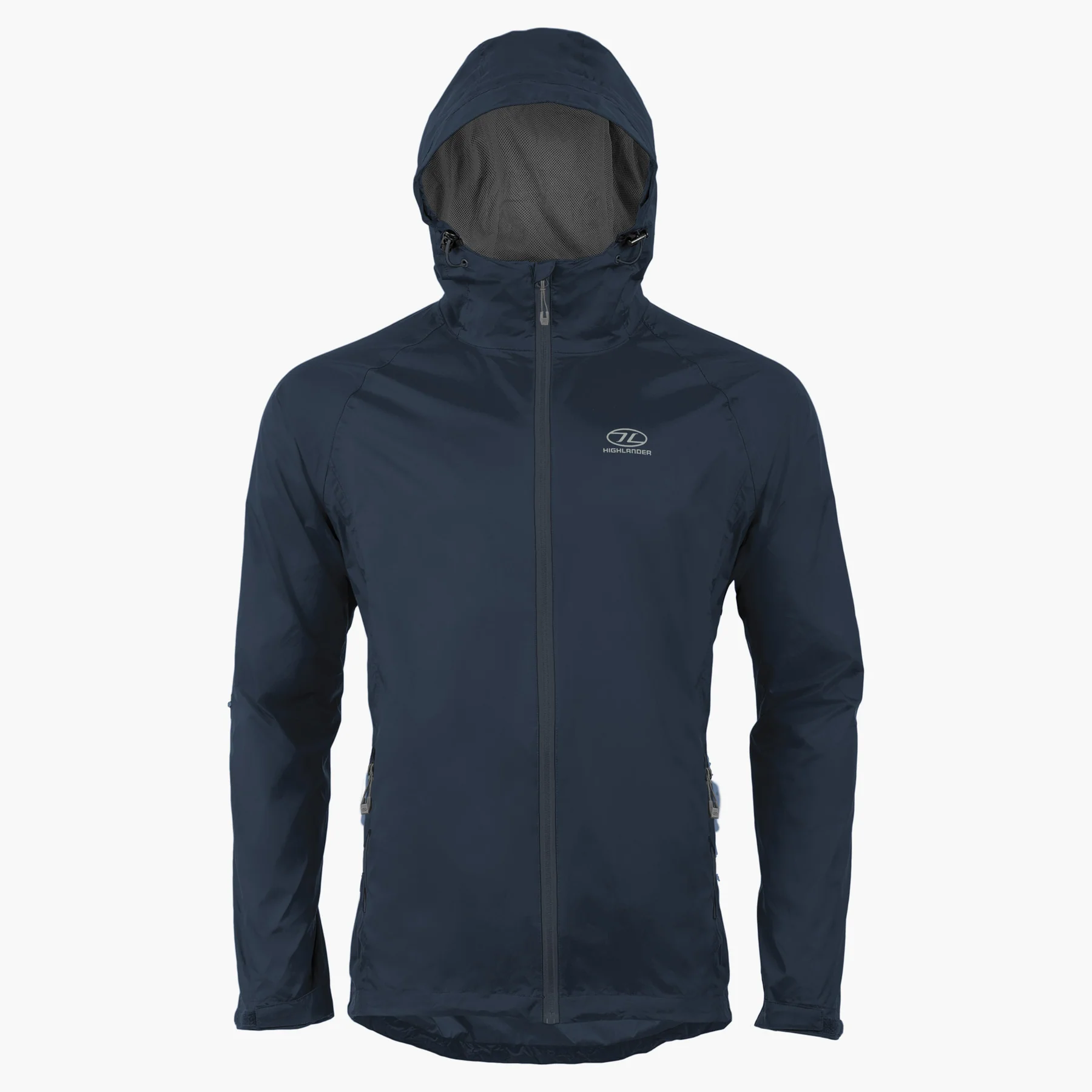 HIGHLANDER Stow & Go Pack Away Waterproof Jacket M, Αδιάβροχο Ανδρικό Τζάκετ, JAC077-2-NB /Navy Blue